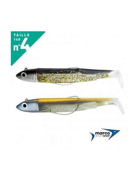 Fiiish Black Minnow 140 X2 Combo Off Shore 40 Gr Nero Oro - Or/Bleau