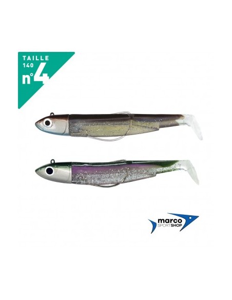 Fiiish Black Minnow 140 X2 Combo Off Shore 40 Gr Sexy Brown - Green Morning