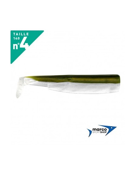 Fiiish Black Minnow 140 X 3 Corpi di Ricambio Kaki