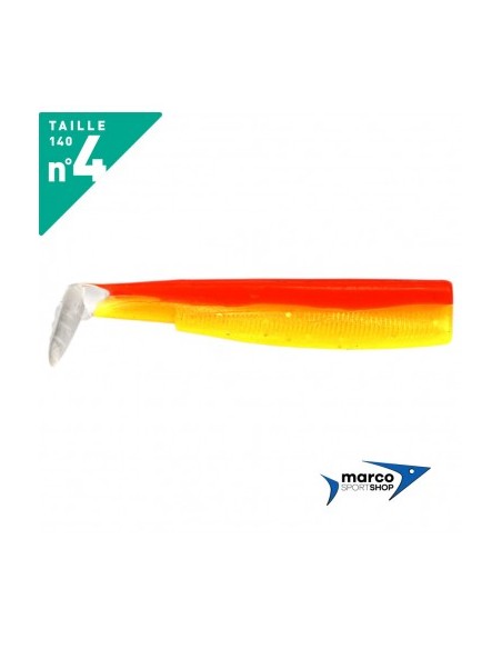 Fiiish Black Minnow 140 X 3 Corpi di Ricambio Arancione Giallo