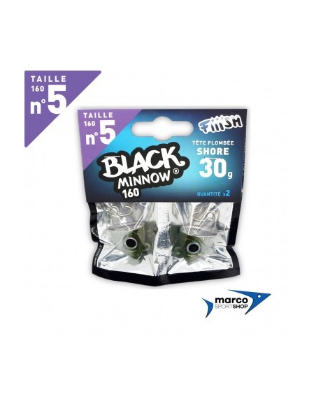 Fiiish Black Minnow Testina Piombata Shore 30 Gr