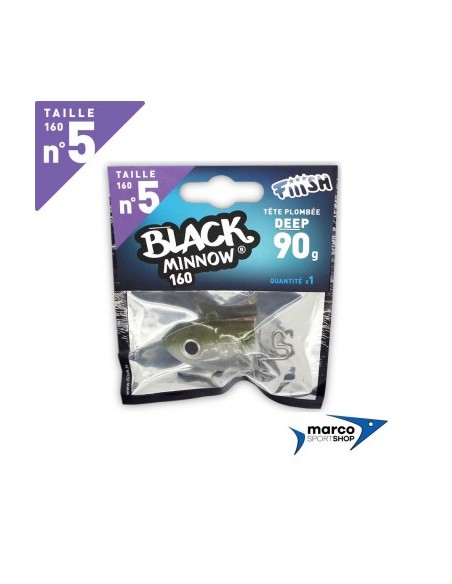 Fiiish Black Minnow Testina Piombata Deep 90 Gr