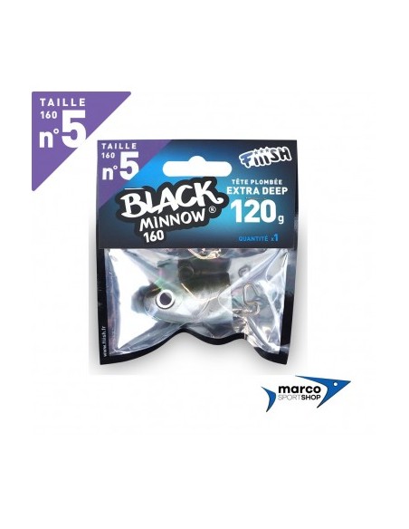 Fiiish Black Minnow Testina Piombata Extra Deep 120 Gr