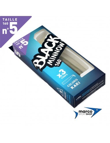 Fiiish Black Minnow 160 X 3 Corpi di Ricambio Kaki
