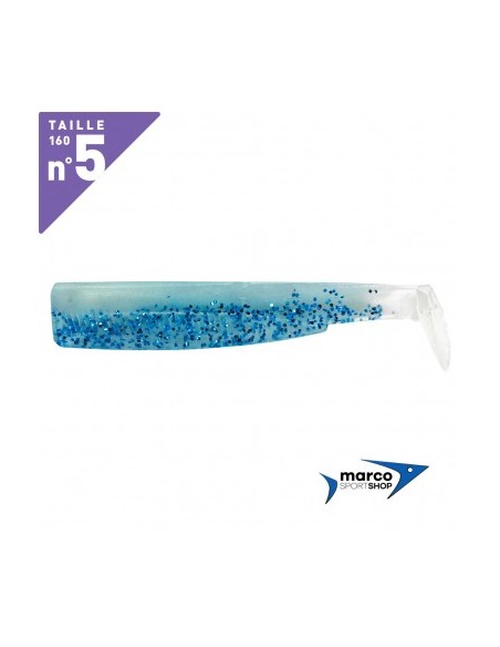 Fiiish Black Minnow 160 X 3 Corpi di Ricambio Shiny Blue