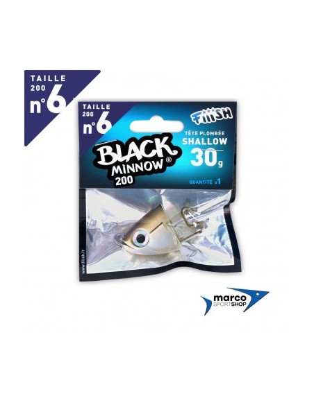 Fiiish Black Minnow 200 Testina Piombata Shallow 30 Gr