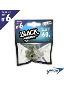 Fiiish Black Minnow 200 Testina Piombata Shore 60 Gr