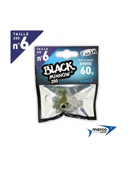 Fiiish Black Minnow 200 Testina Piombata Shore 60 Gr