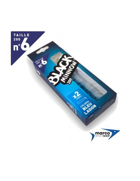 Fiiish Black Minnow 200 X 2 Corpi Di Ricambio Blu Lagon