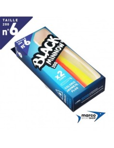 Fiiish Black Minnow 200 X 2 Corpi Di Ricambio Giallo Arancione Fluo 2