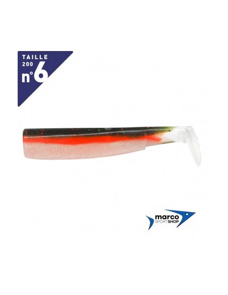 Fiiish Black Minnow 200 X 2 Corpi Di Ricambio Candy Green
