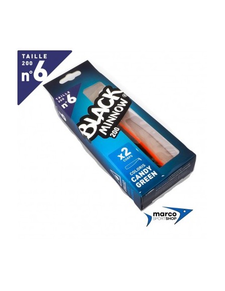 Fiiish Black Minnow 200 X 2 Corpi Di Ricambio Candy Green
