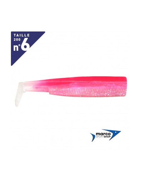 Fiiish Black Minnow 200 X 2 Corpi Di Ricambio Rosa Fluo
