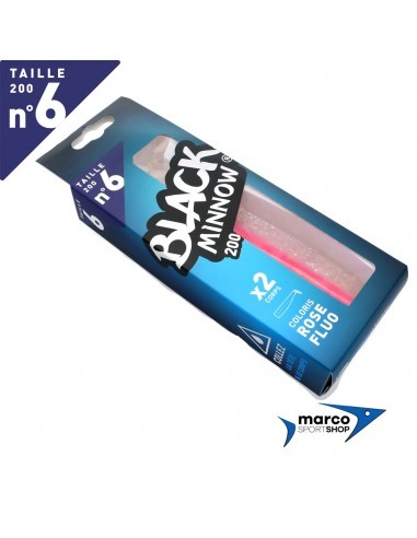 Fiiish Black Minnow 200 X 2 Corpi Di Ricambio Rosa Fluo