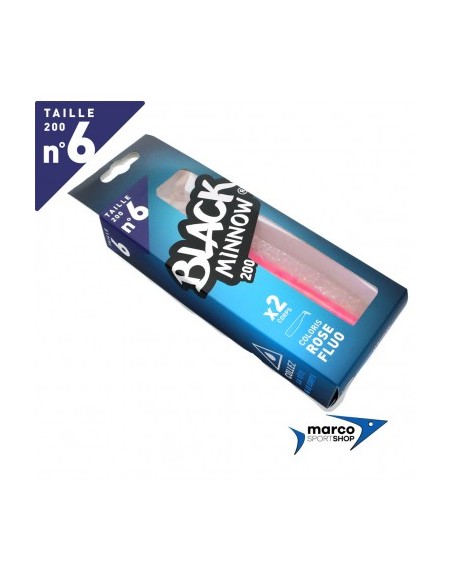 Fiiish Black Minnow 200 X 2 Corpi Di Ricambio Rosa Fluo