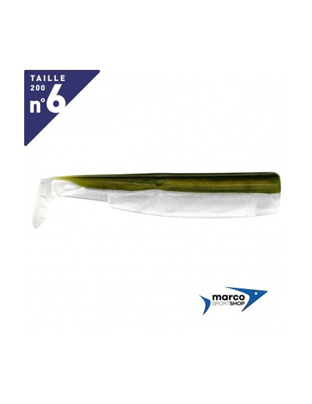 Fiiish Black Minnow 200 X 2 Corpi Di Ricambio Kaki