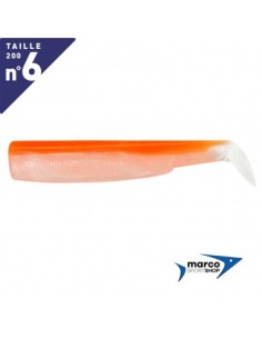 Fiiish Black Minnow 200 X 2 Corpi Di Ricambio Arancione Fluo