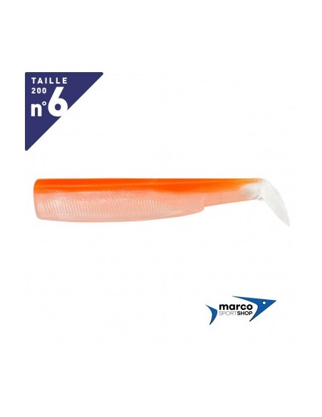 Fiiish Black Minnow 200 X 2 Corpi Di Ricambio Arancione Fluo