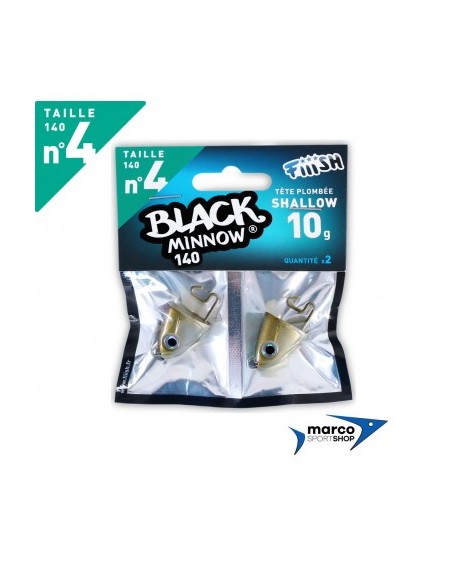 Fiiish Black Minnow Testina Piombata Shallow 10 Gr