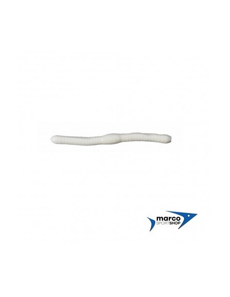 Berkley Gulp Fat Floating Trout Worm 5 cm Bianco Pearl Silver
