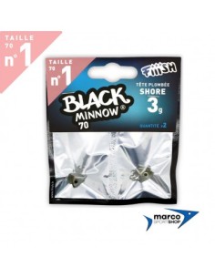 Fiiish Black Minnow Testina Piombata Shore 3 Gr