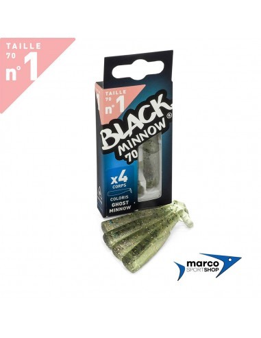 Fiiish Black Minnow 70 Ricambio 4 Corpi Ghost Minnow