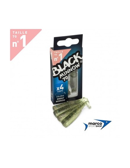 Fiiish Black Minnow 70 Ricambio 4 Corpi Ghost Minnow