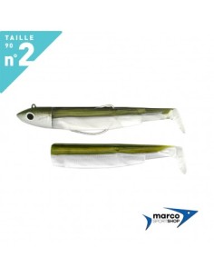 Fiiish Black Minnow 90 Combo Off Shore 10 Gr Corpo Kaki