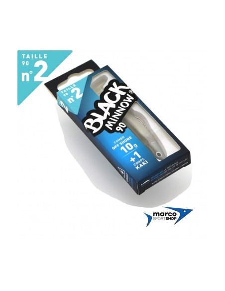 Fiiish Black Minnow 90 Combo Off Shore 10 Gr Corpo Kaki