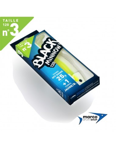 Fiiish Black Minnow 120 Combo Off Shore 25 Gr Giallo Fluo