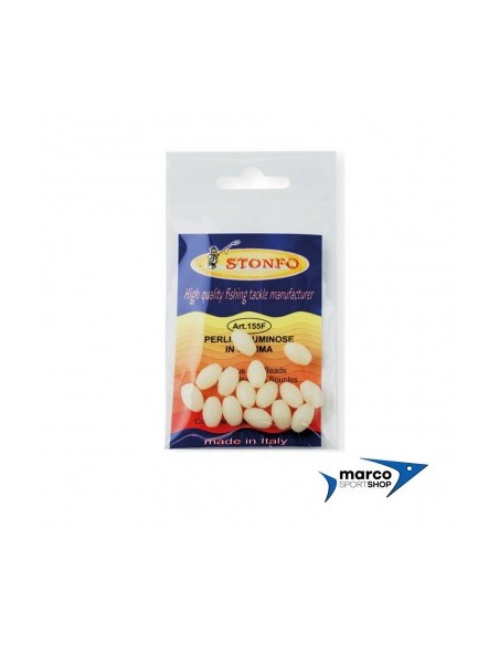 Stonfo Perline Luminose In Gomma 8X12 mm Mis.2