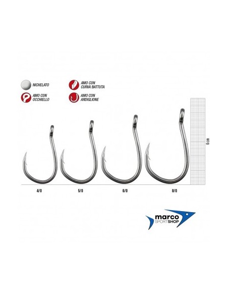 Gamakatsu Single 60 Misura 8/0