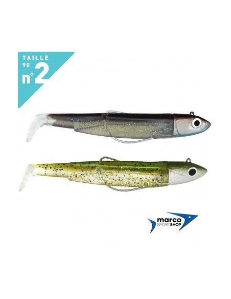 Fiiish Black Minnow 90 Double Combo Off Shore 10 Gr Kaki Pailletè / Sexy Brown