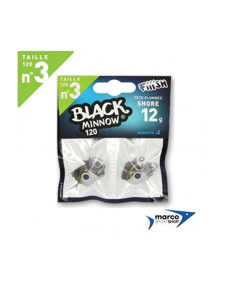 Fiiish Black Minnow Testina Piombata Shore 12 Gr