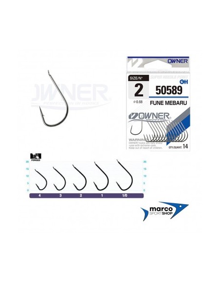 Owner Fune Mebaru Serie 50589 Misura 1/0