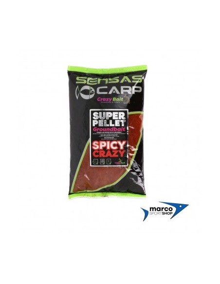 Sensas Super Pellet Groundbait Spicy Crazy