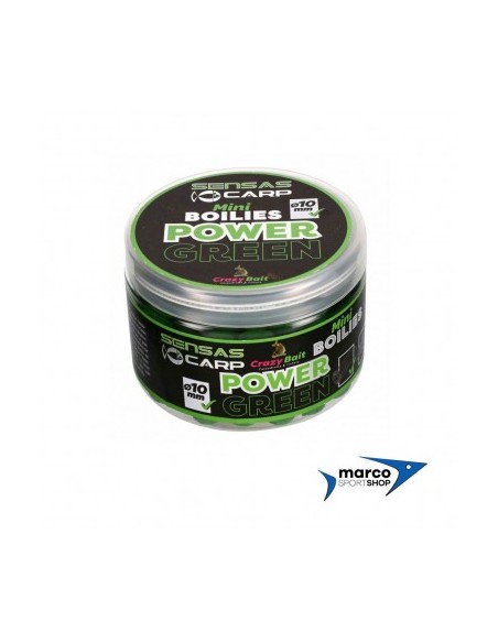 Sensas Mini Boilies Power Green Ø10 mm