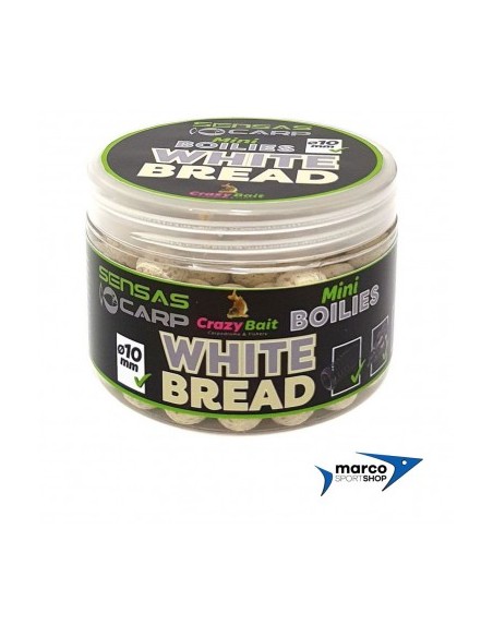 Sensas Mini Boilies White Bread Ø10 mm