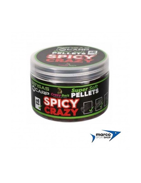 Sensas Super Soft Pellet Spicy Crazy Ø 6 mm
