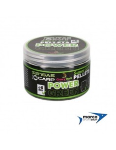 Sensas Super Soft Pellet Power Green Ø 6 mm