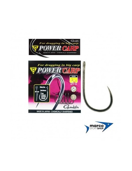 Gamakatsu Power Carp Barbless Misura 14