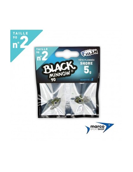 Fiiish Black Minnow Testina Piombata Shore 5 Gr