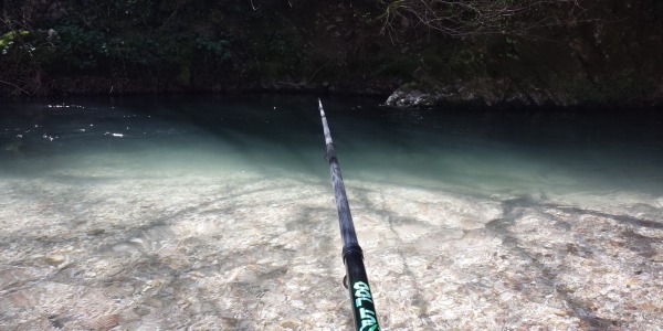 Pesca in torrente a trote